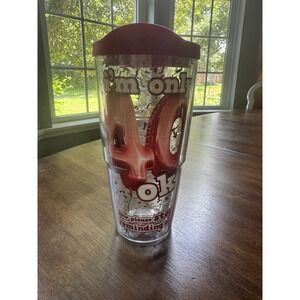 TERVIS Tumbler‎ 24 oz "I'm only 40 OK?.." 40th Birthday Gift Insulated Cup Red